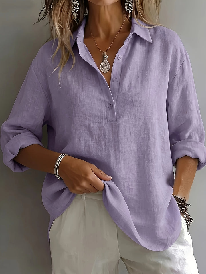 Blouse Lin Douce — L'Essentiel de l'Été