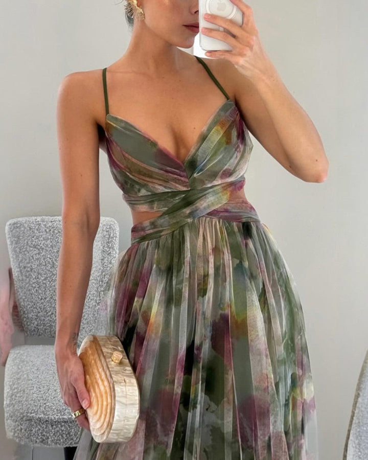 Isabelle | Robe Maxi Élégance Florale