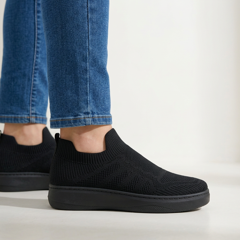 Martine | Slip-on Orthopédiques à tige tricotée