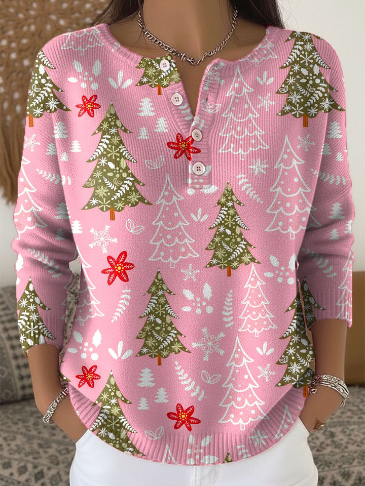 Sophie – Pull de Noël avec boutons