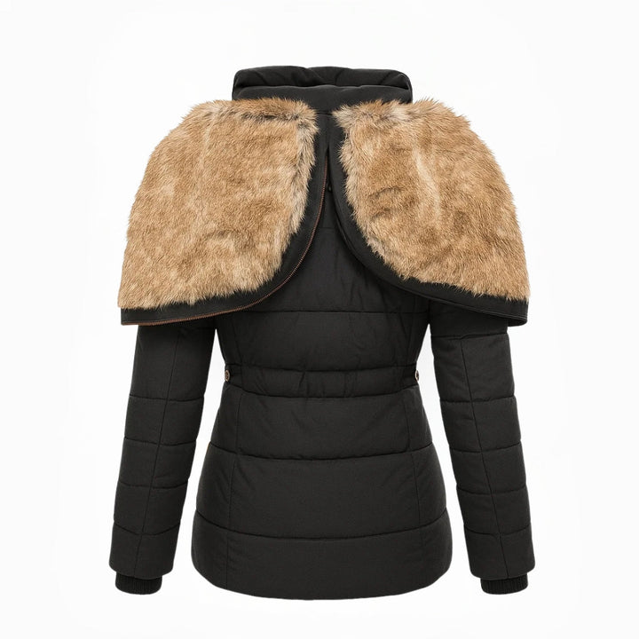 Aniek | Manteau d'hiver chaud avec doublure en fausse fourrure