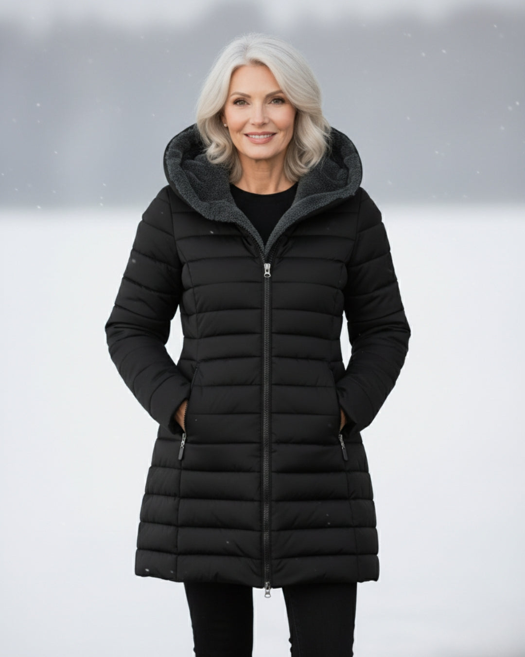 Clair | Manteau d’Hiver Chaud et Confortable — Doublure Polaire