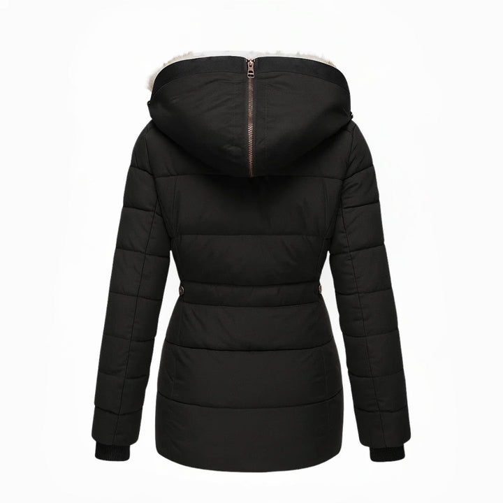 Aniek | Manteau d'hiver chaud avec doublure en fausse fourrure