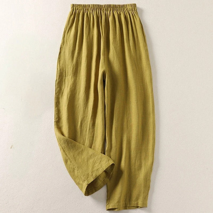 Simone | Pantalon large à ceinture élastique