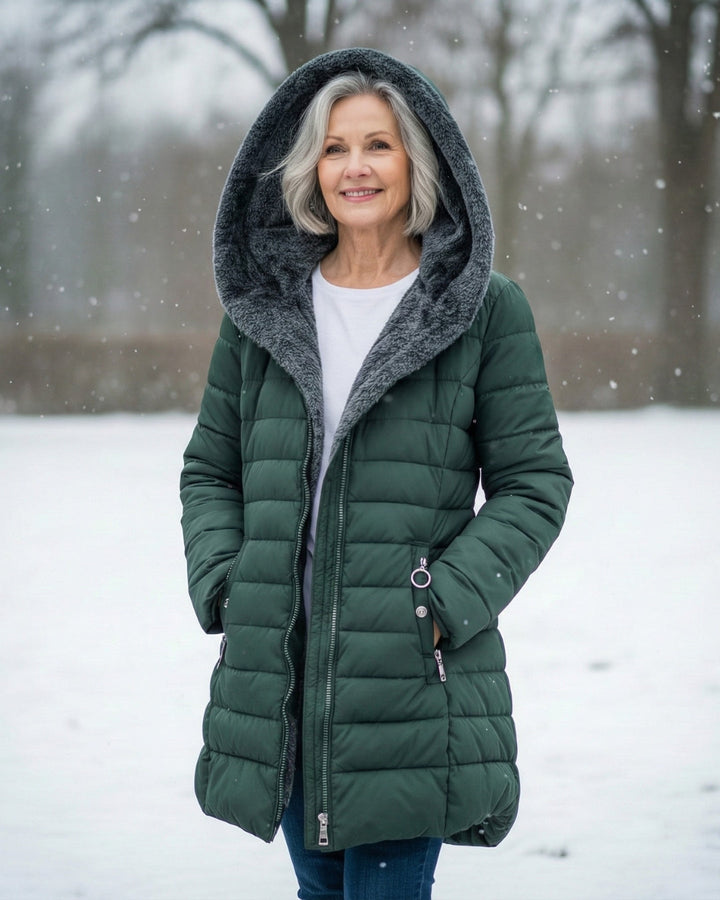 Clair | Manteau d’Hiver Chaud et Confortable — Doublure Polaire