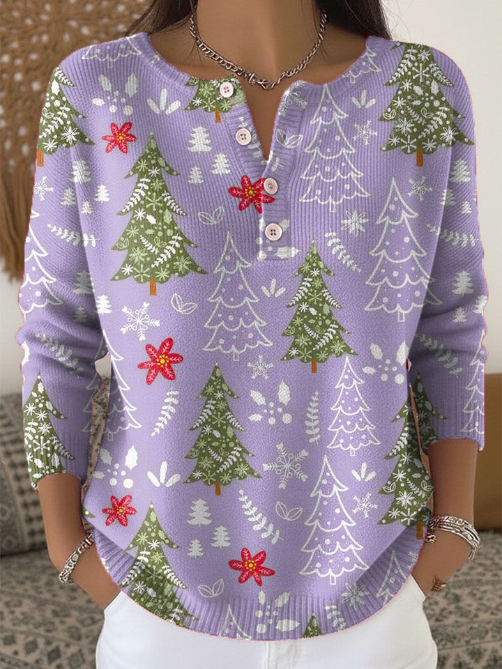 Sophie – Pull de Noël avec boutons