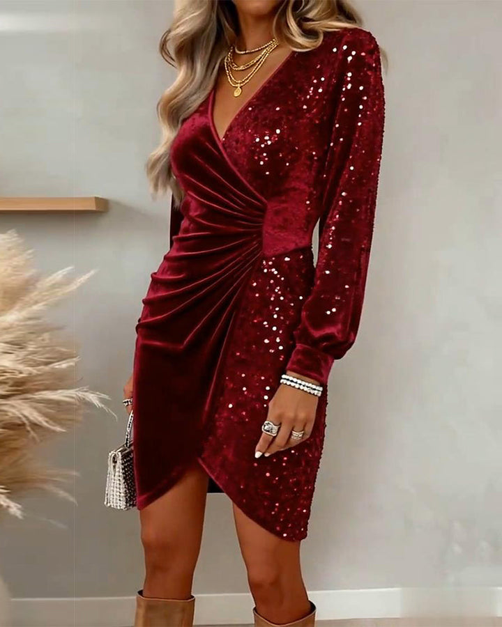Vani™ | Robe de Soirée Élégante à Paillettes