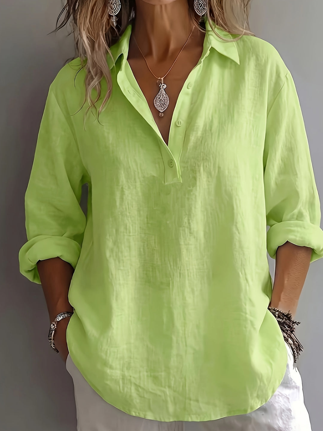 Blouse Lin Douce — L'Essentiel de l'Été
