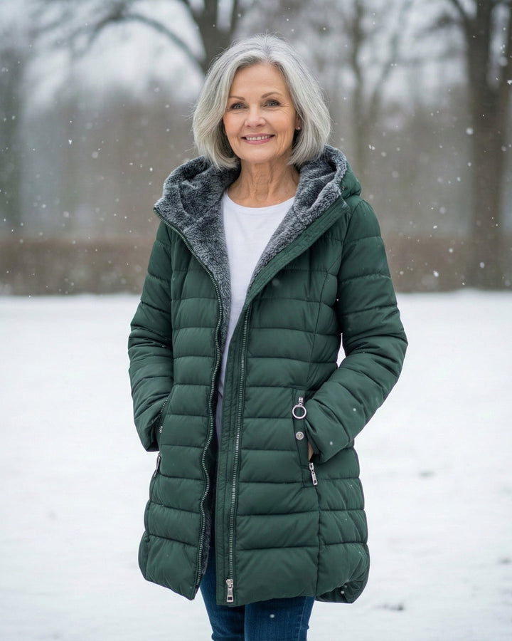 Clair | Manteau d’Hiver Chaud et Confortable — Doublure Polaire