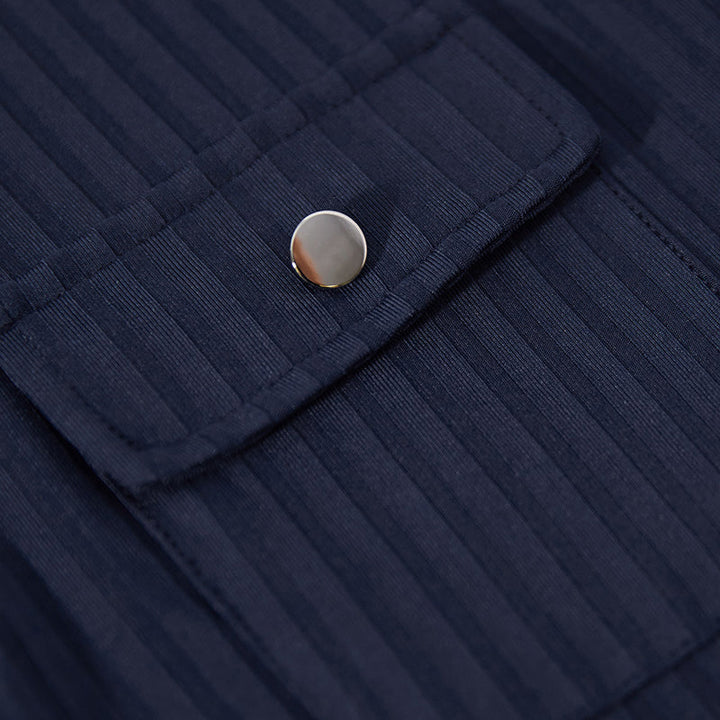 Blouse Décontractée De Couleur Unie