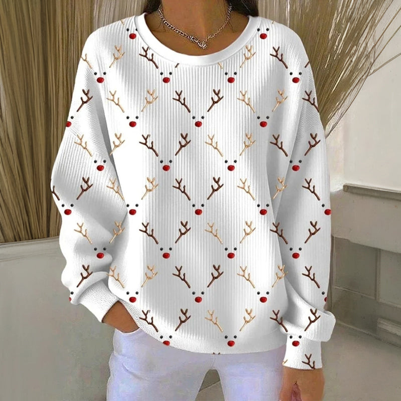 Sweat-Shirt De Noël Décontracté