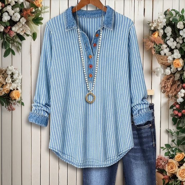 Blouse Rayée Vintage