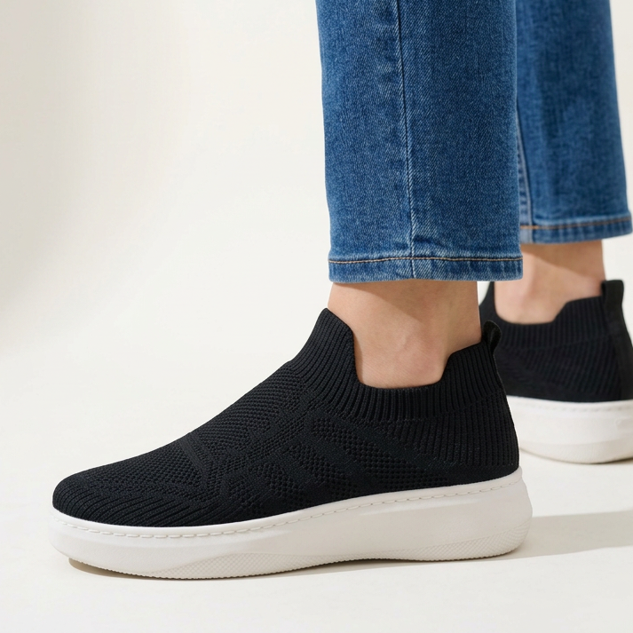 Martine | Slip-on Orthopédiques à tige tricotée