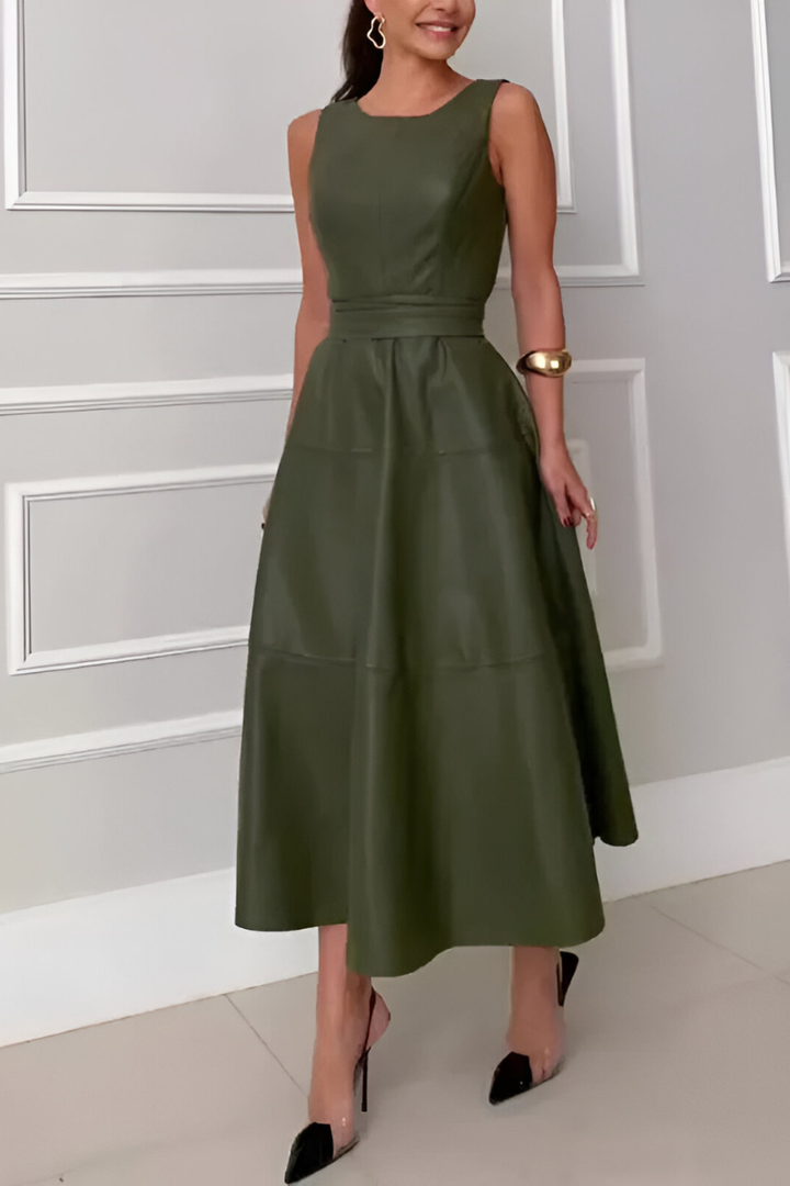 Kira™ | Robe moderne et élégante aspect cuir