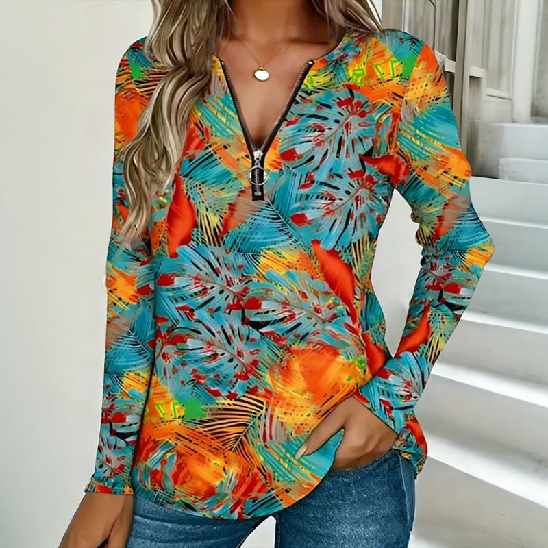 Blouse Décontractée Vintage