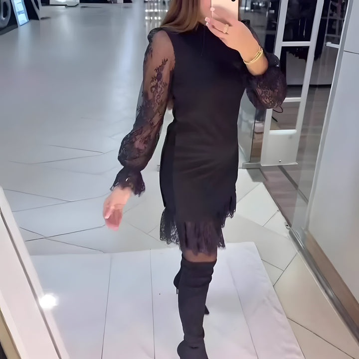 Elva™ | Robe Mini Élégante Dentelle