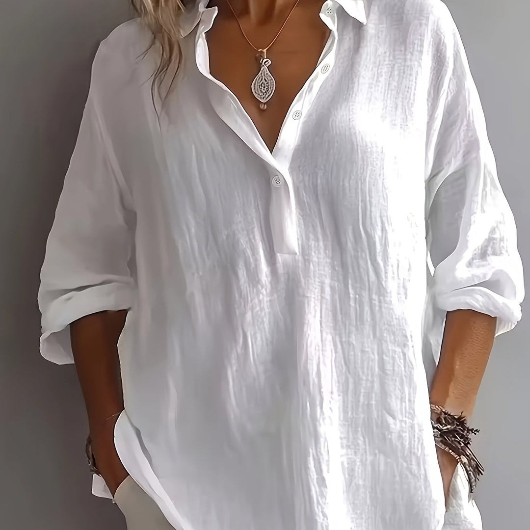 Blouse Lin Douce — L'Essentiel de l'Été