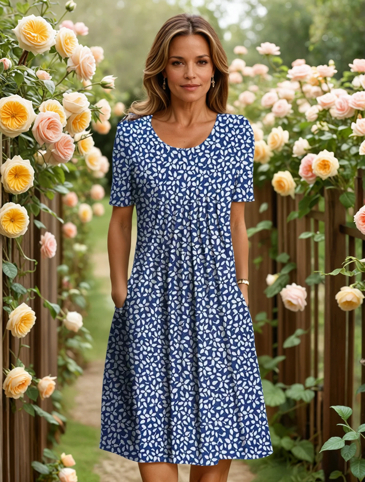 Rosalie | Robe fleurie à coupe empire