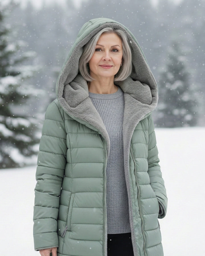 Clair | Manteau d’Hiver Chaud et Confortable — Doublure Polaire