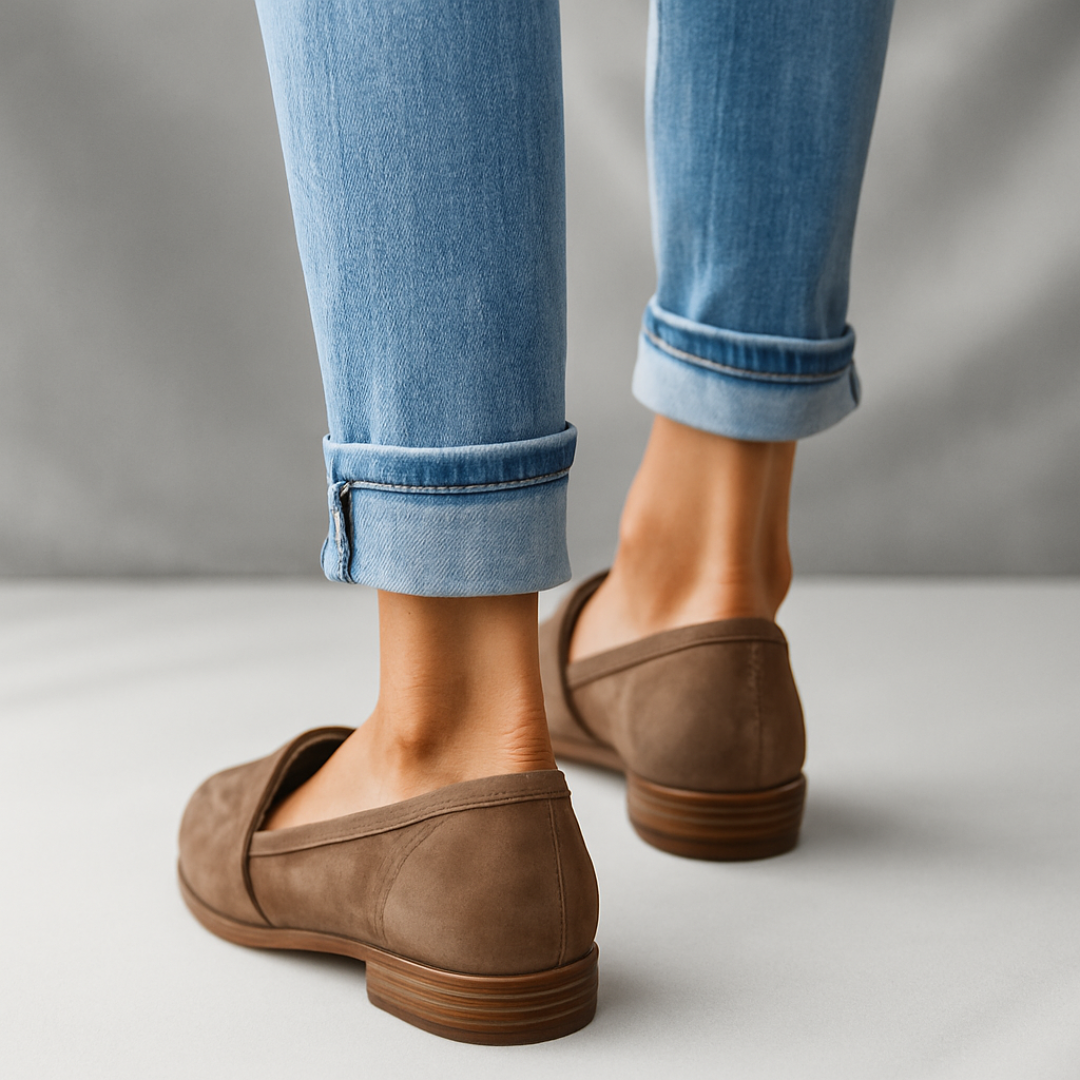 Sélène™ - Mocassins Élancés en Suédine