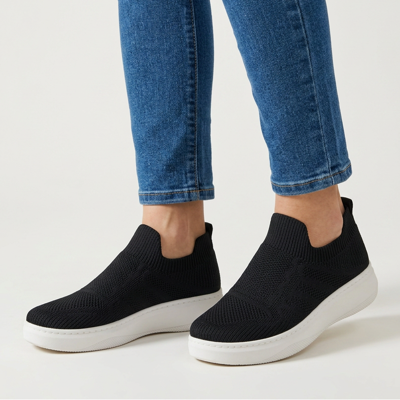 Martine | Slip-on Orthopédiques à tige tricotée