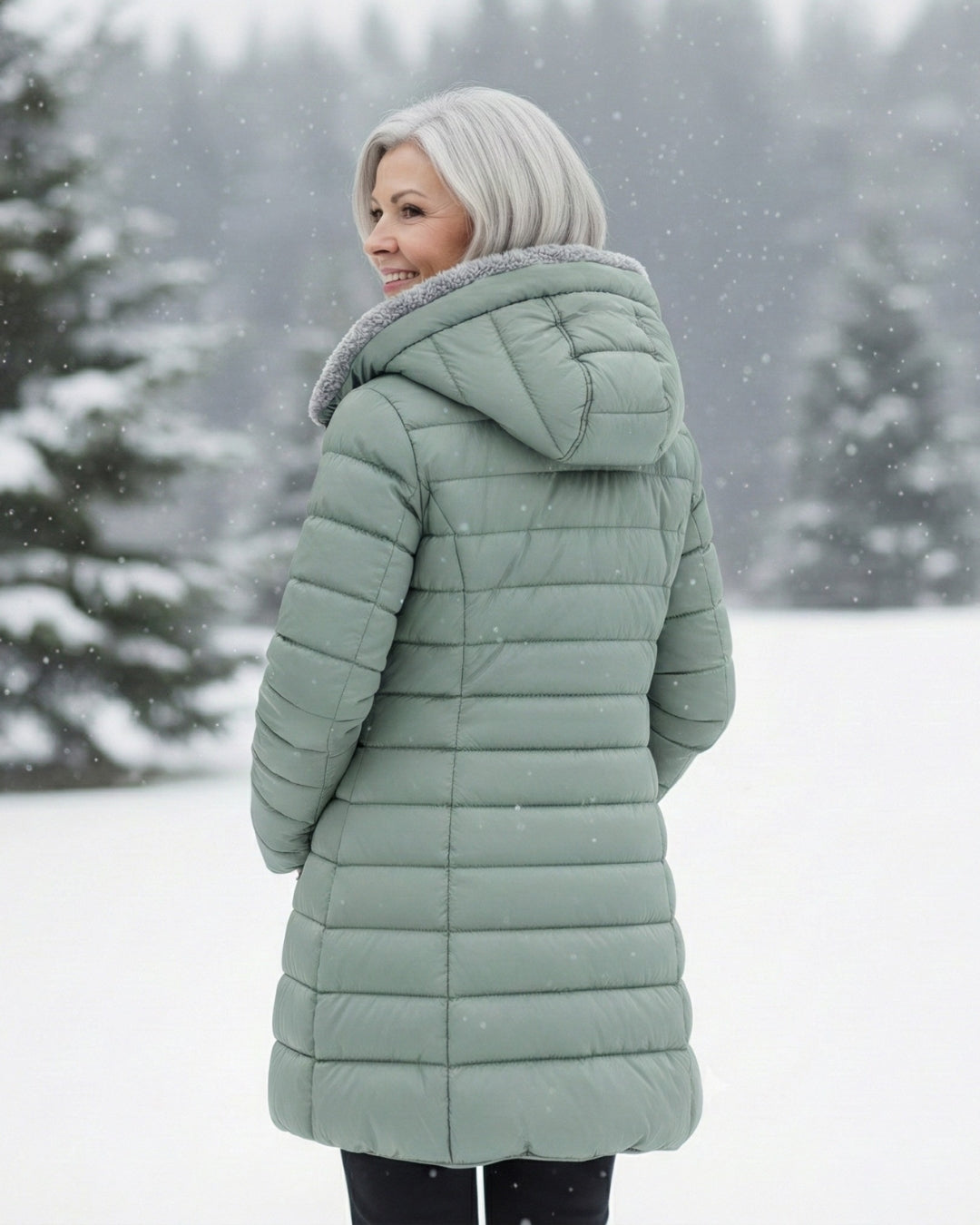 Clair | Manteau d’Hiver Chaud et Confortable — Doublure Polaire