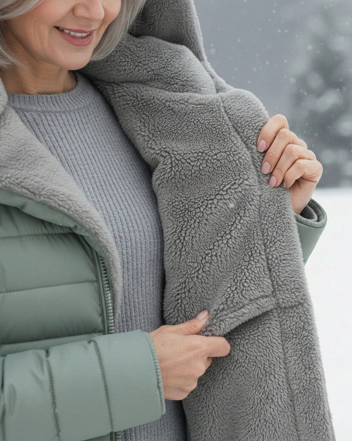 Clair | Manteau d’Hiver Chaud et Confortable — Doublure Polaire