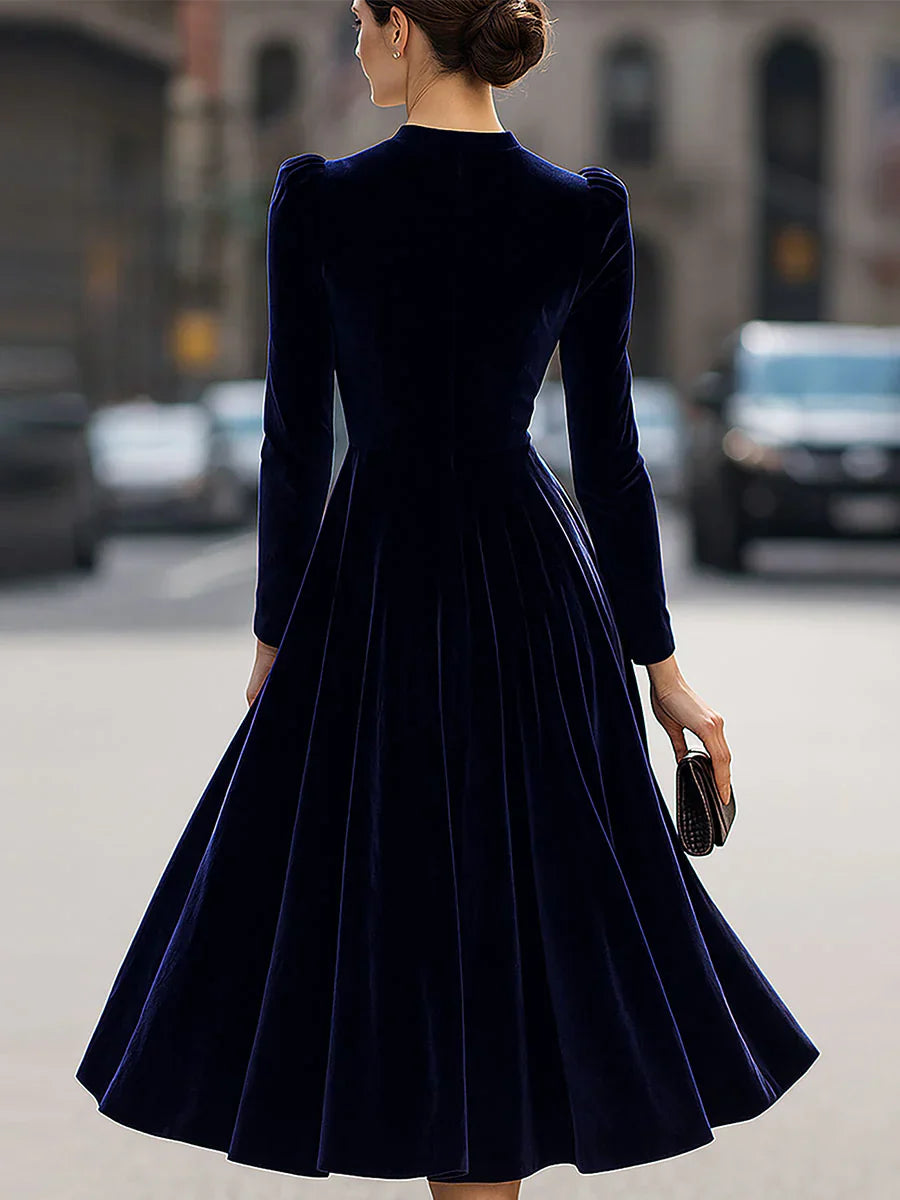 Robe Midi en Velours