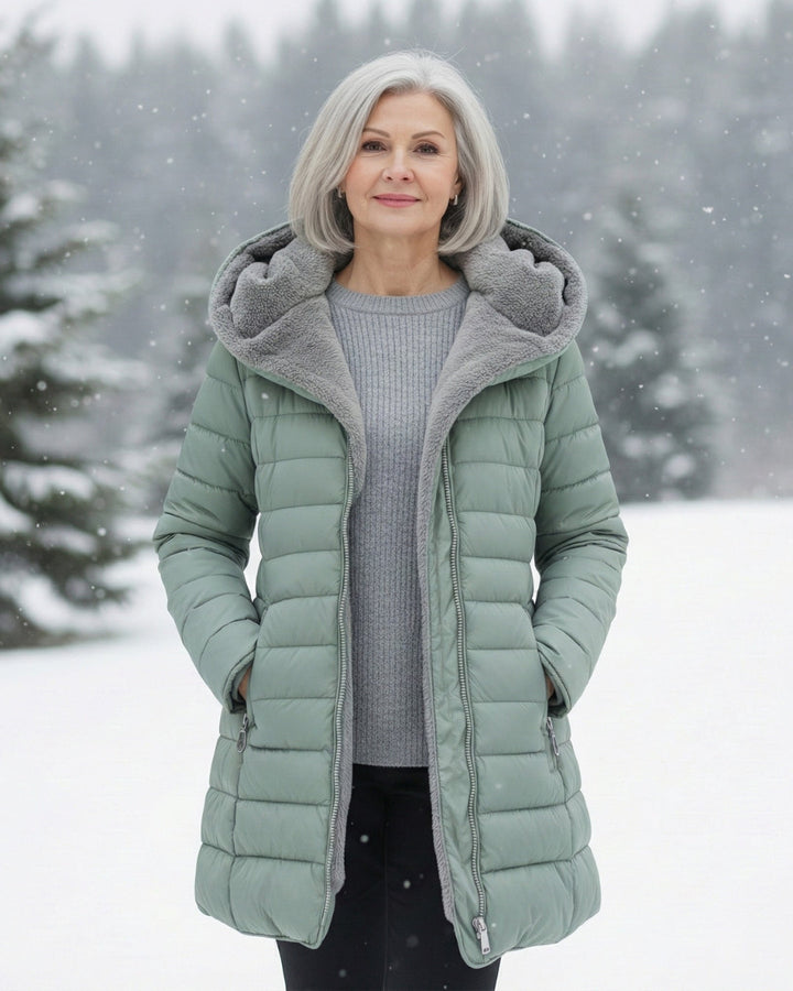 Clair | Manteau d’Hiver Chaud et Confortable — Doublure Polaire