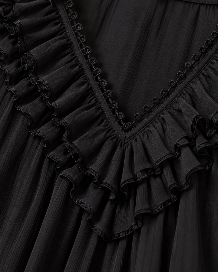 Solène™ | Robe fluide à volants