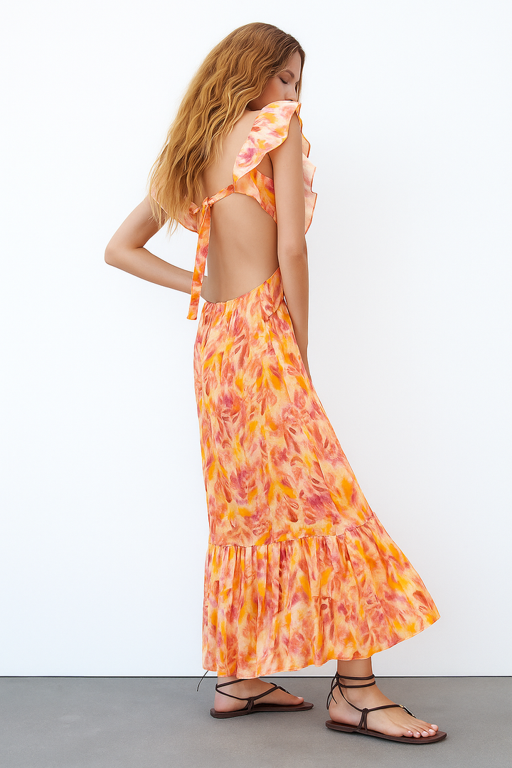 Emma™ | Robe longue à volants