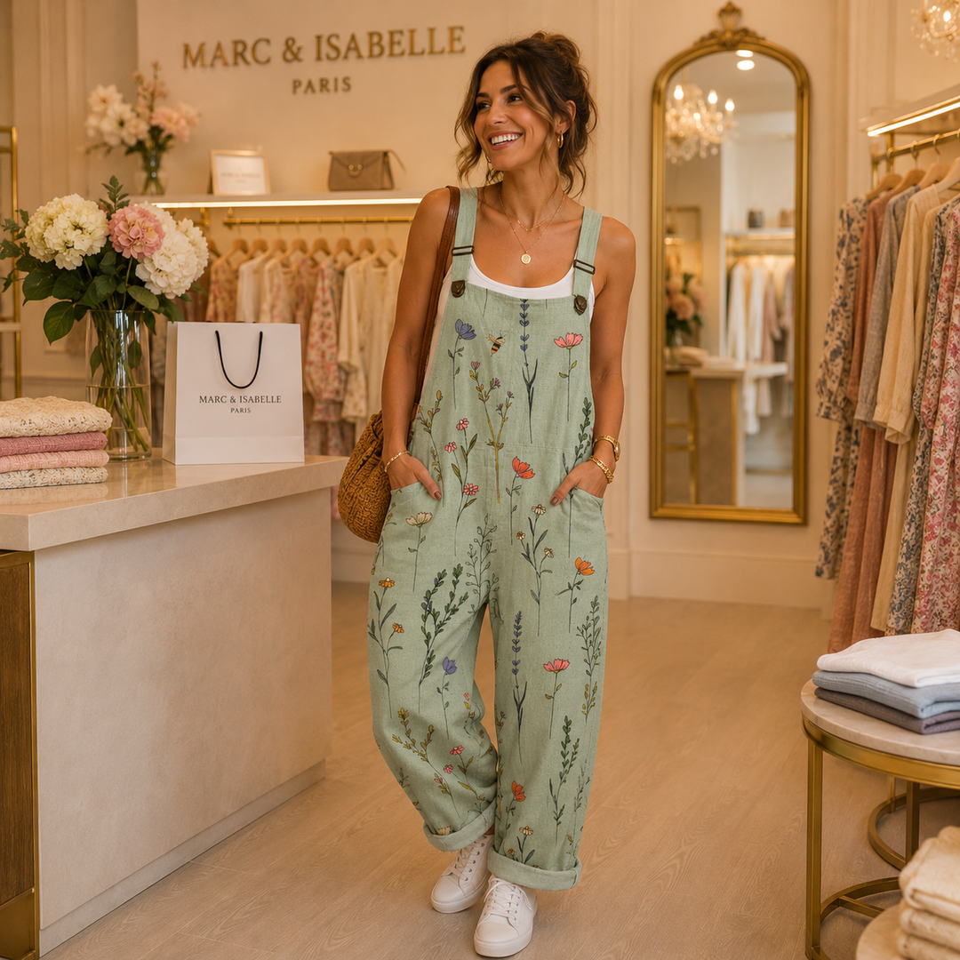 Chiara | Salopette Fleurie Décontractée Chic