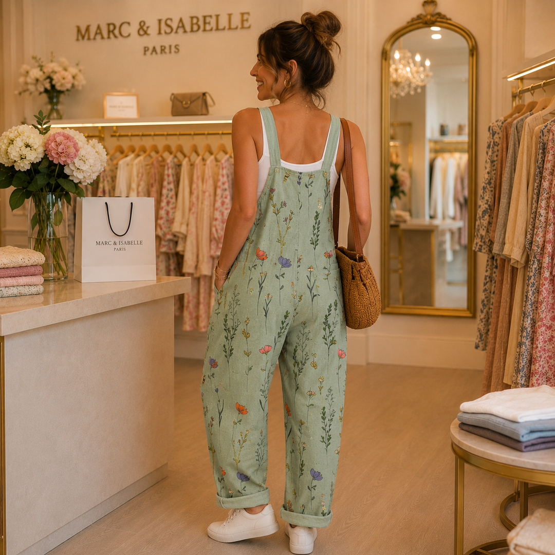 Chiara | Salopette Fleurie Décontractée Chic