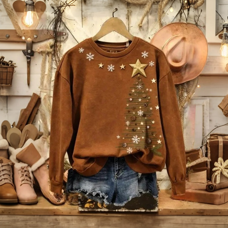 Sweat-Shirt De Noël Vintage