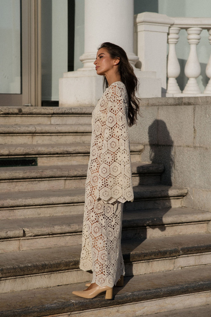 Alma | Robe Longue en Dentelle