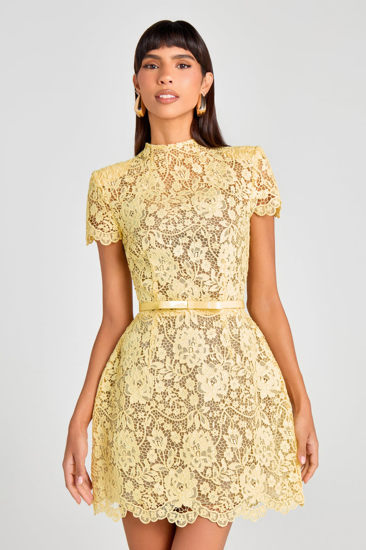 ÉLOÏSE | ROBE COURTE EN DENTELLE