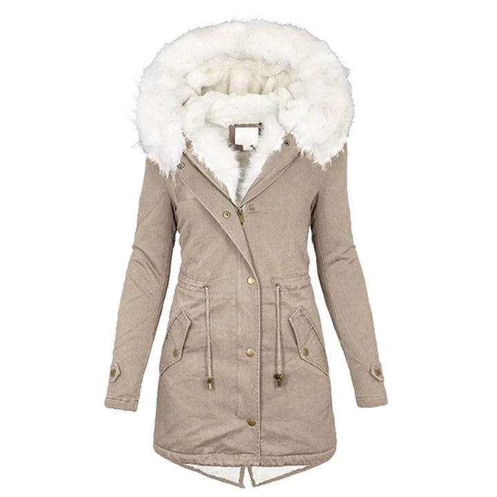 Giulia | Manteau d'Hiver avec Doublure en Fourrure Synthétique