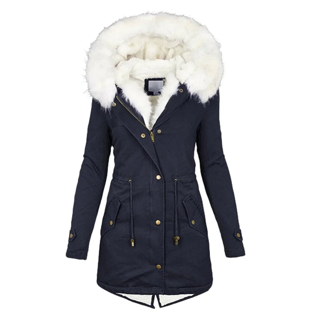 Giulia | Manteau d'Hiver avec Doublure en Fourrure Synthétique