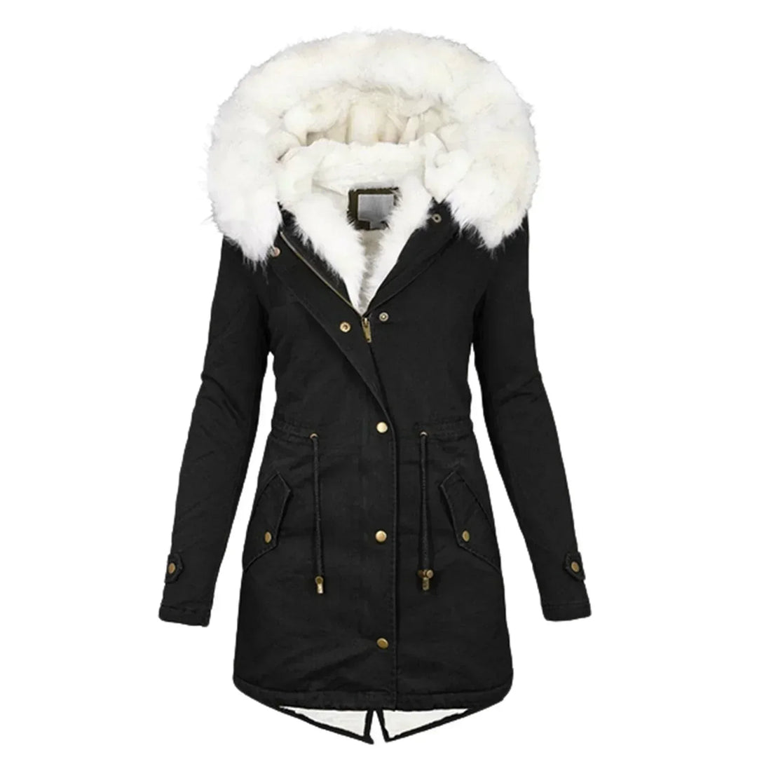 Giulia | Manteau d'Hiver avec Doublure en Fourrure Synthétique
