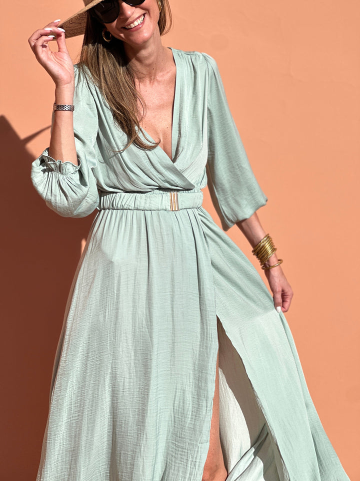 Robe Benedictine - Vert d'Eau