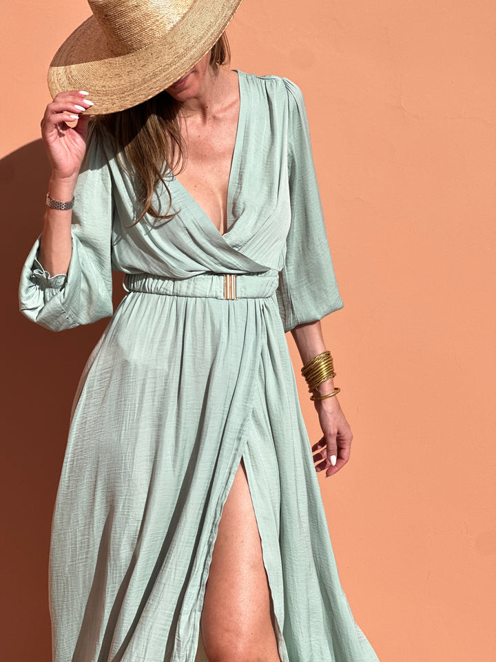 Robe Benedictine - Vert d'Eau