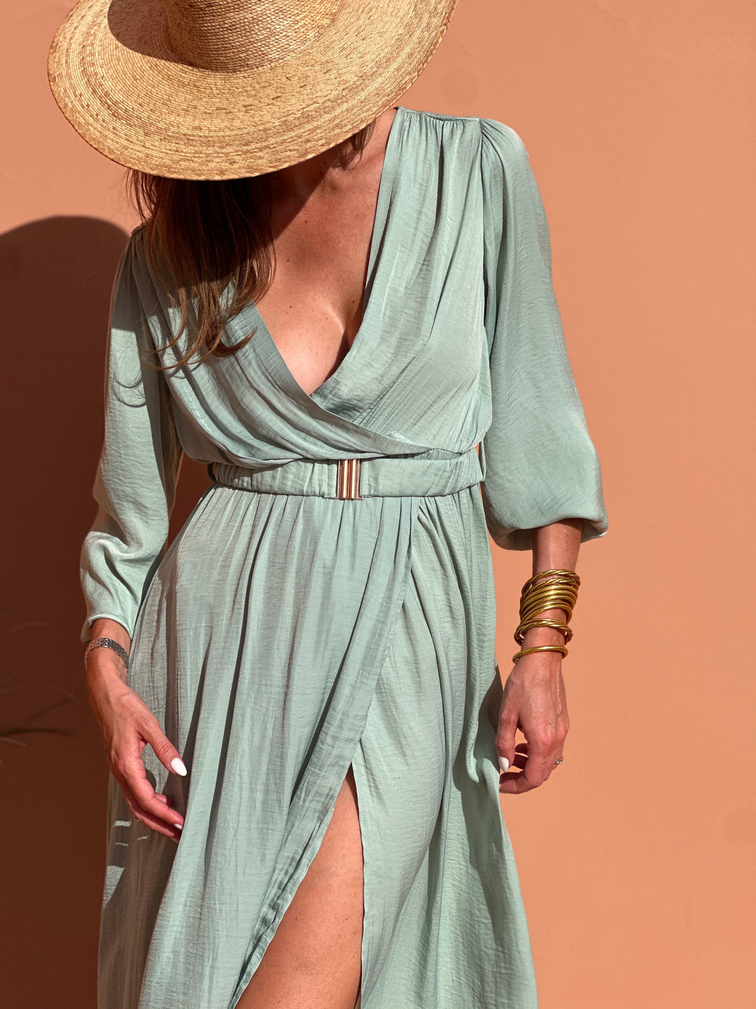 Robe Benedictine - Vert d'Eau