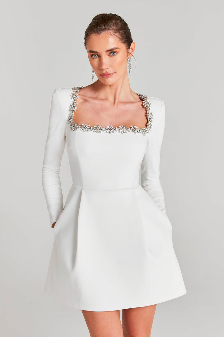 LÉONIE | ROBE COURTE EN VELOURS