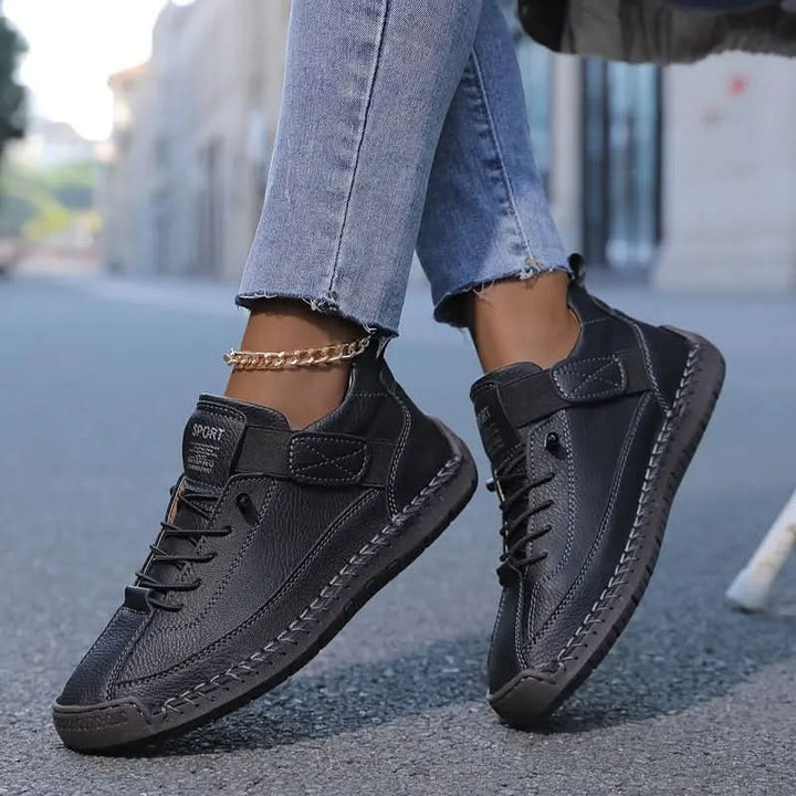 Nora | Sneaker Orthopédiques à lacets couture main