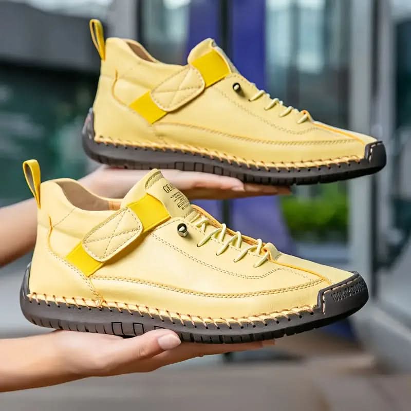 Nora | Sneaker Orthopédiques à lacets couture main