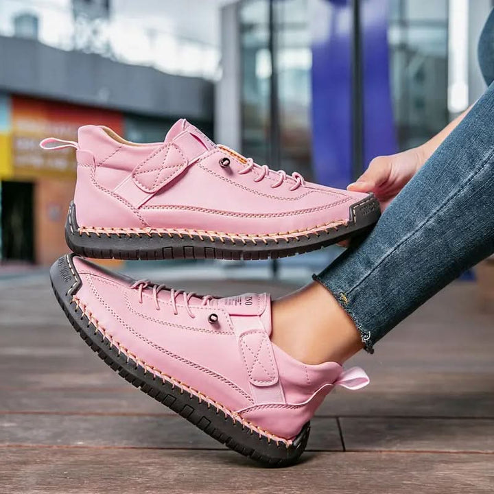 Nora | Sneaker Orthopédiques à lacets couture main