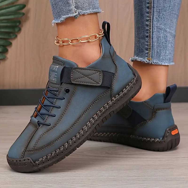 Nora | Sneaker Orthopédiques à lacets couture main