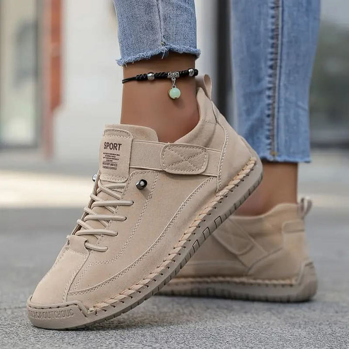 Nora | Sneaker Orthopédiques à lacets couture main