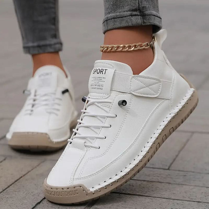Nora | Sneaker Orthopédiques à lacets couture main
