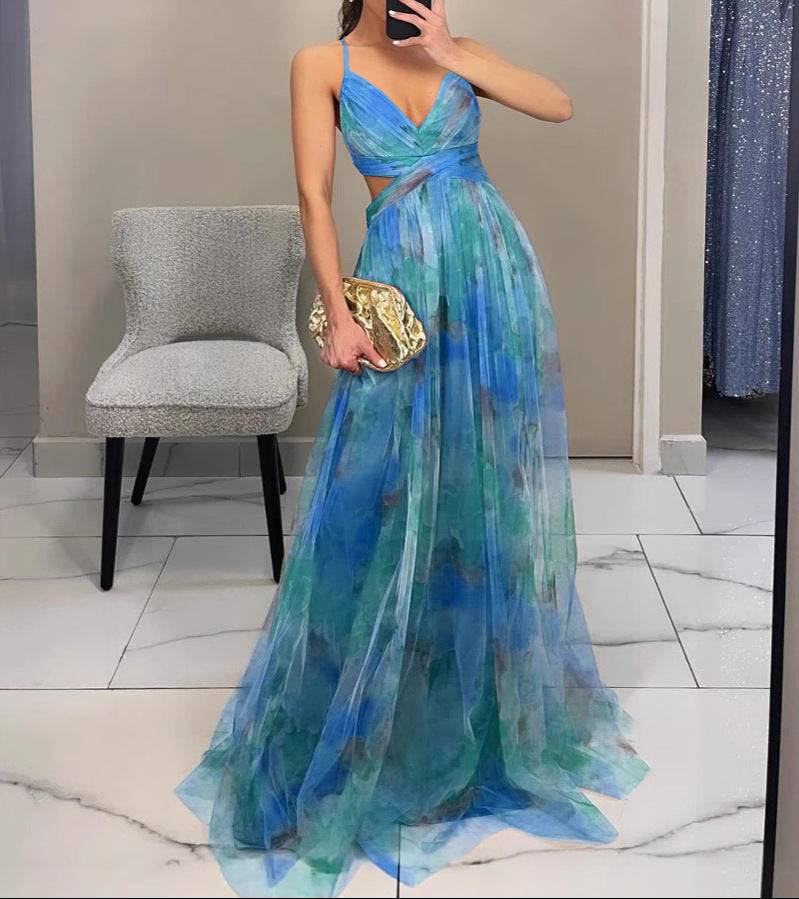 Isabelle | Robe Maxi Élégance Florale